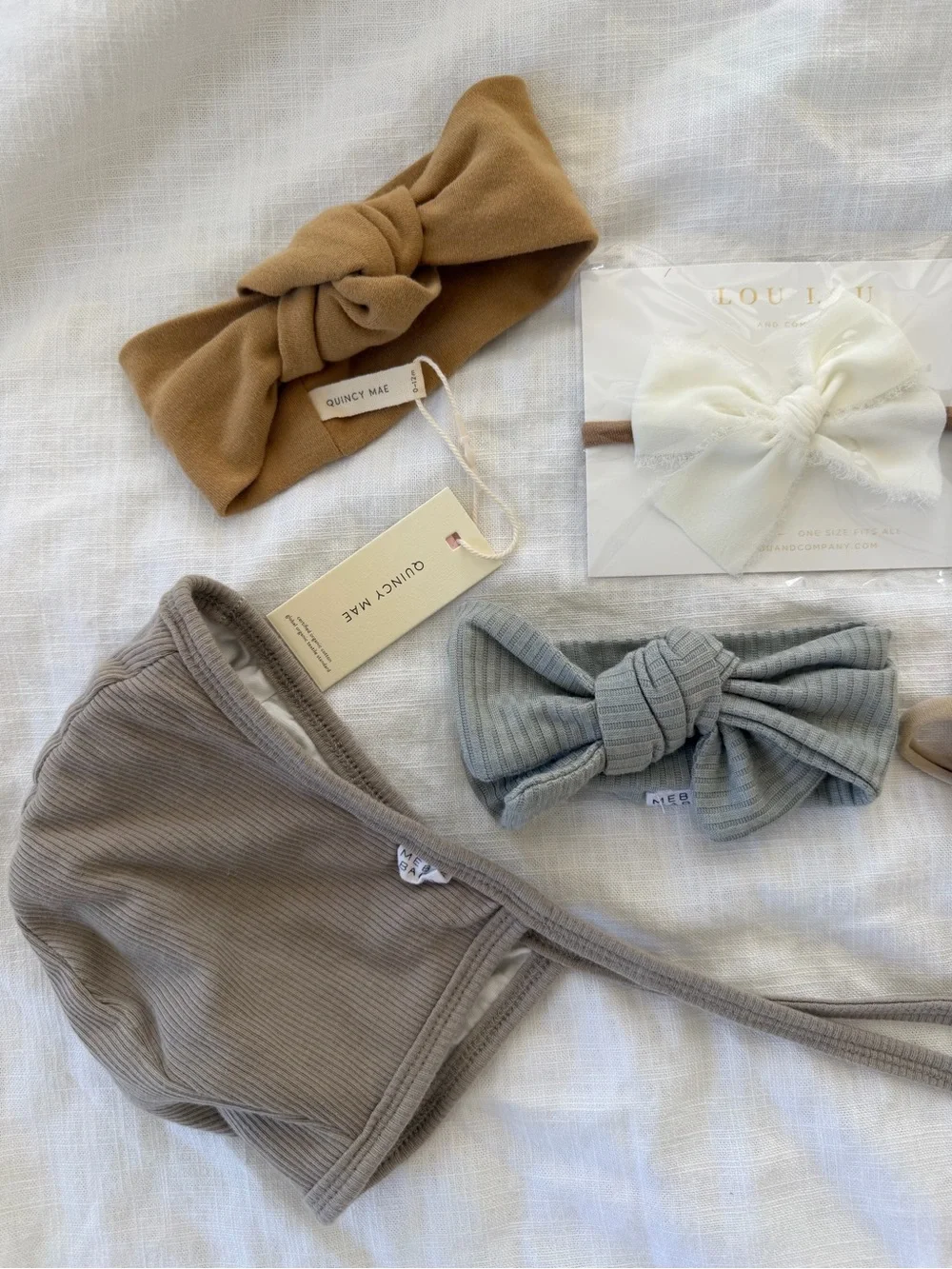 Loulou, Quincy mae, mebie baby accessories
